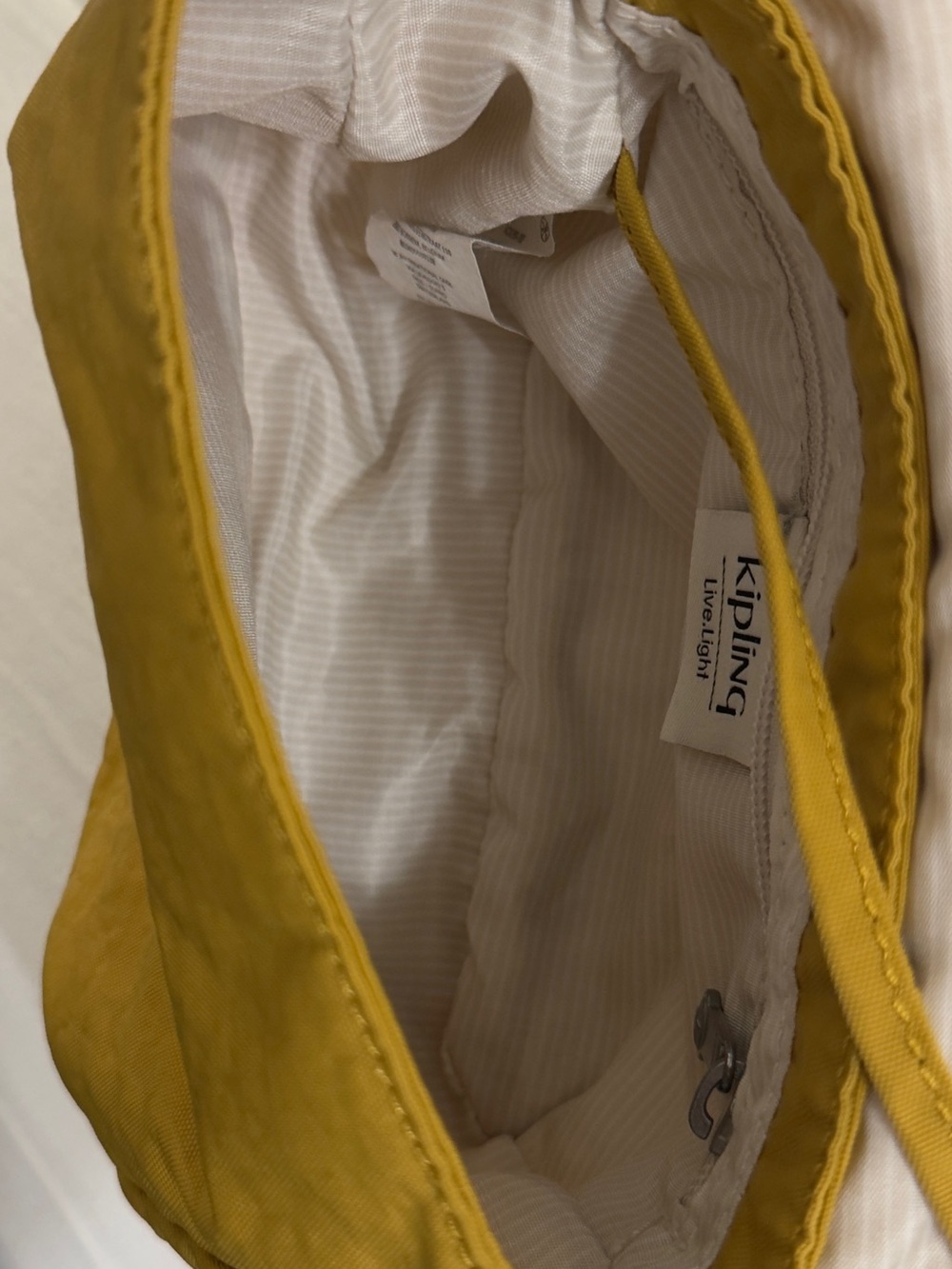 Kipling Golden Yellow Crossbody Bag - Picture 6 of 8